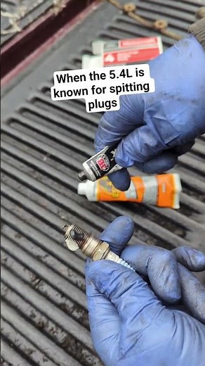 Replacing Spark Plugs F150 5.4L 2v! #automobile #mechanic #diy #howto #repair #fyp