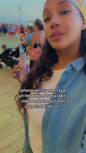 When My Mom Puts Snapchat Filters on Me
