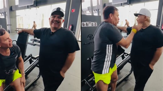 Konan Big sorprende a Chuy Lizárraga con fuerte golpe en ‘Jalando Fierro’: polémica en redes