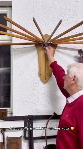 100 Year Old Folding Clothes Rack Still Works! 😍