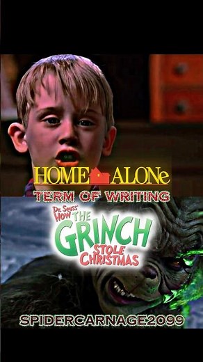 Home Alone Vs The grinch who stole Christmas (terms of writing) | #christmas #movies #shorts