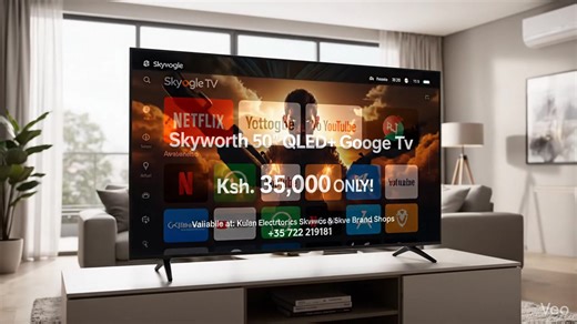 🚀 NEW ARRIVAL: Skyworth 50” QLED Google TV 🚀 Upgrade your home entertainment with stunning QLED technology and smart features at an unbeatable price. Enjoy over a billion vibrant, lifelike colors and a sleek, modern design that elevates your living room. Top Features: ✅ 50” QLED Display – Brilliant, true-to-life colors ✅ Google TV – Stream Netflix, YouTube, and more ✅ Voice Control – Search and control with your voice ✅ Dolby Audio – Immersive cinema-quality sound ✅ Frameless Design – Stylish 