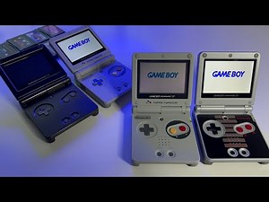 Nintendo Gameboy Advance SP (ips VS original display) 2022 review & gameplay - still worth it?