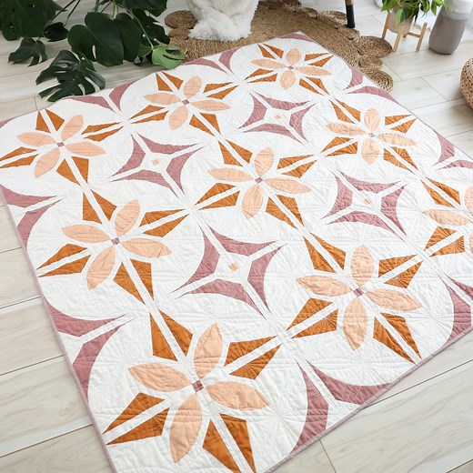 Bloom and Glow Quilt Pattern - PDF Digital Download - Etsy