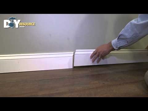 Use a Scarf Joint to Join Baseboard Molding