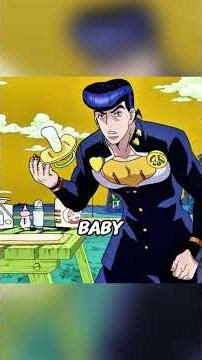This baby's power is absolutely terrifying. #anime #jojomeme #jjba
