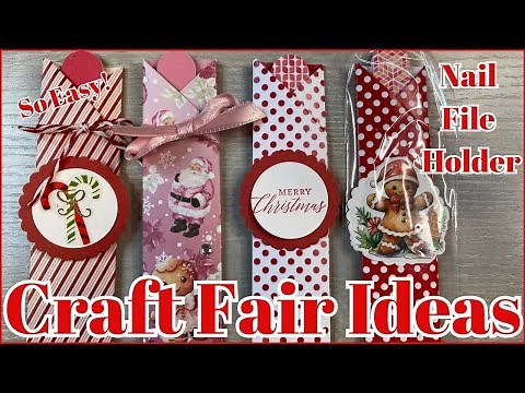 CRAFT FAIR PROJECT IDEAS | NAIL FILE HOLDER | SO EASY!