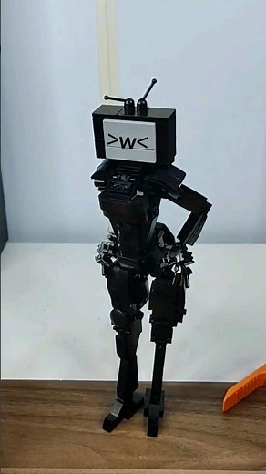 Hice a la TV WOMAN #skibiditoilet #tvwoman #tvman #lego #shorts