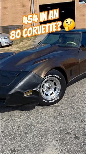 Snip from the full video of this big block 1980 Corvette 🤯 #corvette #bigblock #c3 #i95muscle