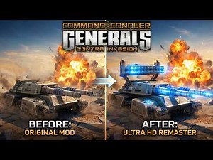 Command & Conquer Generals: Contra Invasion – They Remastered the BEST Tank and It’s GORGEOUS