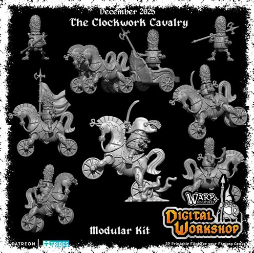 Clockwork Corps Cavalry, Dnd Miniatures, Warp Miniatures | Tabletop Minis | One Page Rules, Wargaming, TTRPG Figurines, Robot Army, Toy - Etsy