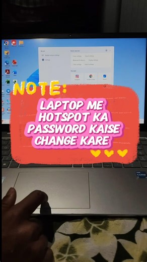 Laptop Me Hotspot Password Kaise Change Kare | Windows 10/11 Hindi #password #laptop #computer