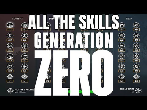 What If You Could Unlock ALL THE SKILLS // Generation Zero