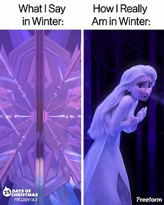 it's all songs and games until your body turns to ice. 🥶 | Freeform’s 25 Days of Christmas