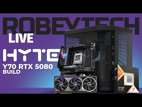 Building a $4300 9800x3D / Astral RTX 5080 Build in the Hyte Y70