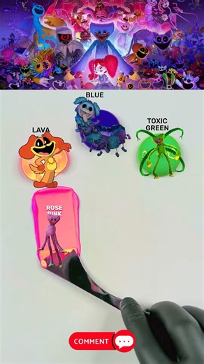 How Poppy Playtime Chapter One Snares You #poppyplaytime #huggywuggy #colormixingmagic #colors #toys
