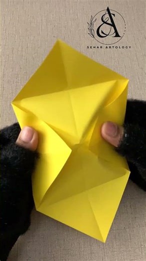 Origami Open & Close Box 📦 | Easy A4 Paper Craft Tutorial | Sehar Artology