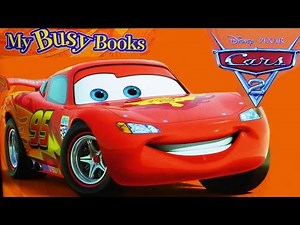 Disney Pixar Cool Cars My Busy Book Fun figurines and Book!