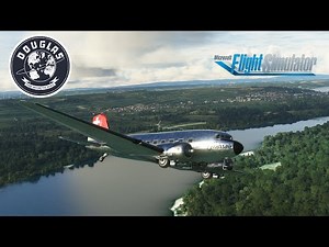 A short hop in the new Douglas DC-3 - Microsoft Flight Simulator