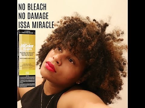 HOW TO: LIFT DARK HAIR USING LOREAL HICOLOR BLONDE || DIY MIRACLE NO BLEACH ||LANAYLOVEE
