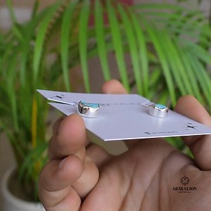 Natural Raw Turquoise Earrings* Raw Turquoise Gemstone Handmade Dangle * Raw Stone 925 Sterling Silver Small Dangle * Unique Gift for Her, - Etsy