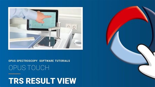 OPUS TOUCH 操作教程系列之17.Time-Resolved Spectroscopy (TRS) Result View