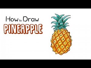 How to Draw a Pineapple