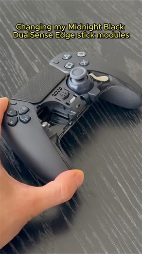 Midnight Black DualSense Edge Stick Module Change