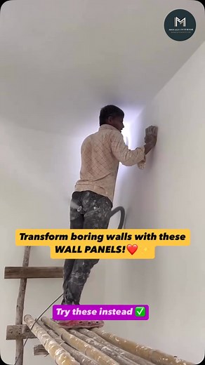 Give your walls a makeover with these trending wall panels! 🙌✨ From dull to dynamic in an instant—style and texture that elevate any space.💫❤️ #interior #interiordesign #decor #interiorstyling #wallpanelling #wallpanels #walldesigns #walldecor #walldecoration #wallstyle #wallart #homestyling #modernliving #modernhomes #homedecor #homedecoration #smartsolutions #interiorinspiration #interiortrends #interiortips #trendingreels #reels #explore #gurugram [walldesign, wallart, walldecoration, wall