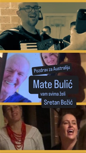 Stevie T on Instagram: "Malo smo skupa zapjevali - hvala Mate, sretan Božić @mate.bulic.sluzbeno @cfe_vukovar_sydney @amandaoliclawgix @dobre_vibracije_sydney @marti_greguric @emily_sivric #matebulic #sretanbozic #goriborovina #mojahercegovina"