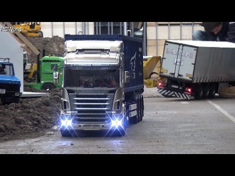 Dumper Crash Truck Fail Unfall RC Construction Site Baustelle LKW ♦ Treffpunkt Modellbau Paaren 2016