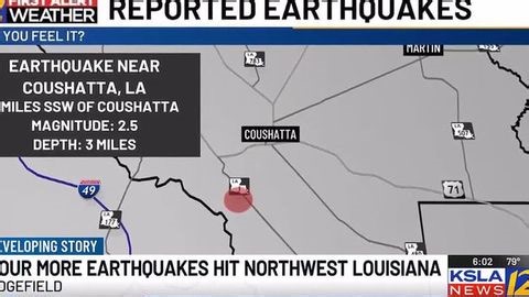 NW Louisiana earthquakes: USGS says more aftershocks expected after magnitude 4.9 tremor | Haystack News