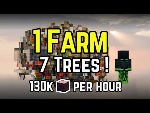 The ONLY Tree Farm You Need | Gemini UTF | Minecraft Java 1.17+
