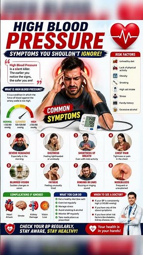 High Blood Pressure: The Silent Killer! 8 Warning Signs You Should Know