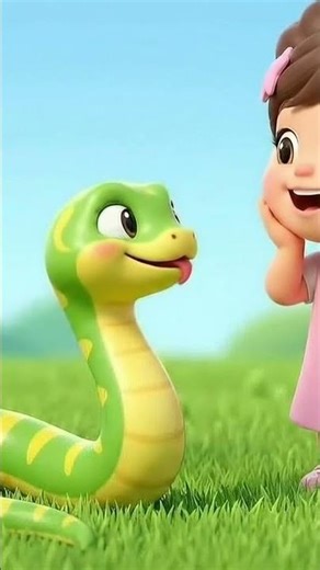 Snake 🐍 Green Yellow Ss Ss Nursery Rhyme