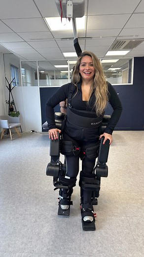 104M views · 1.2M reactions | 38 million of you! Thank you! Cannot wait to test out new technology to share here with you! Never take the smallest things for granted! ❤️ (The most viewed video of 2023) #inspo #reels #inclusionmatters #exoskeletontechnology #instagood #igers #grateful | Marcela Marañon - The Journey of a Brave Woman | Facebook