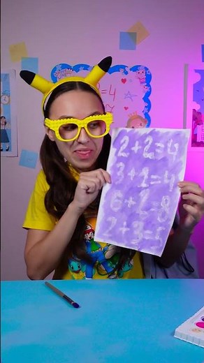MAGIC MESSAGE DIY — Swipe-Swipe 🎨✨ Reveal Your Secret Note! #shorts #kids