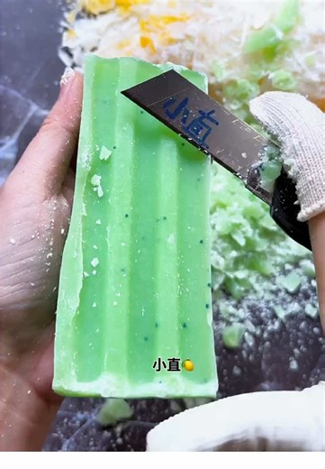 Cutting Crunchy Soap ASMR Experience