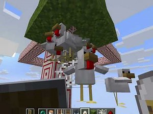I Created Unlimited Flying Chickens in Minecraft