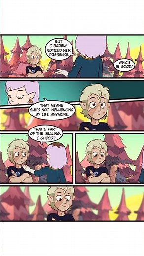 Hunter and Amity’s Heart to Heart (The Owl House Comic) #theowlhouse #toh #lumity