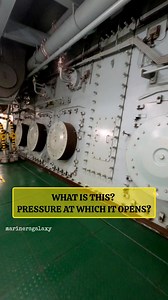 Do you know what pressure crankcase relief valves open? This is quite an important safety feature on the engine that is present! #marineengineering #drydock #merchantmarine #shiprepair #propeller | Marinersgalaxy