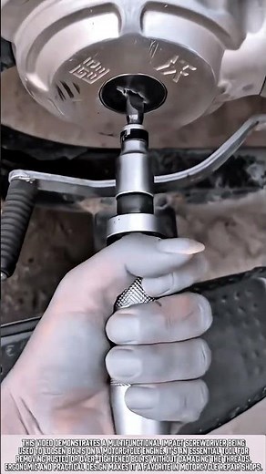Versatile Workshop Tool: Impact Screwdriver for Stuck Bolts
