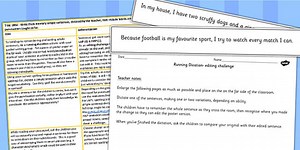 Y3 and Y4 Write Simple Sentences from Memory Teaching Ideas and Resource Pack
