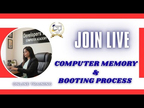 🔴 LIVE | Memory + Booting Process Full Concept 💻 | Cold Boot vs Warm Boot | Live Lecture