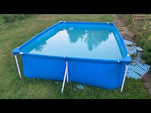 Bestway Steel Pro Pool aufbauen | Build a Pool