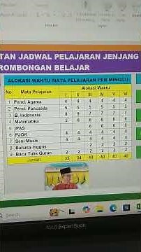 Aplikasi pembuatan jadwal pembelajaran jenjang SD untuk 6 Rombel #jadwalpelajaran #sd #6rombel