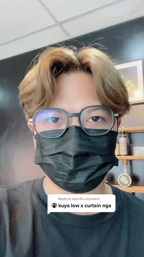 Korean Two-Block Curtain Bangs Styling Tutorial