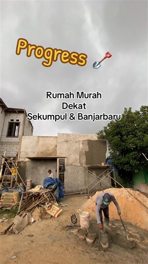 Progress🪏 Rumah dekat banjarbaru dan sekumpul !!! Project Rumah Baru Dijual !!! Luas Tanah : 140m2 Luas Bangunan : 50m2 2 Kamar Tidur 1 Ruang Tamu Keluarga (open spce) Ruang Dapur Loundry Room Halaman Depan & Belakang 📍sekumpul raya,banjarbaru kalimantan selatan Hubungi kami : Info detail, survey lokasi dan Untuk kontruksi bangunan,bangun rumah,renovasi,ruko,toko,cafe,interior,eksterior,furniture,cat,kanopi,pagar,dll. Telpon/Dm : 085249004358☎️ #kontraktor #banjarbaru #property #rumah #rumahdi