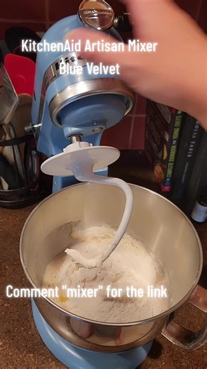 Homemade pizza night! This mixer makes it effortless to make your own fresh homemade crust. What do you love to make with your mixer? #myopizza #freshpizza #betterthanfrozen #KitchenAid #amazonfinds