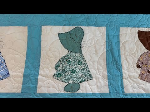 Sun Bonnet Sue Completed / Big Reveal